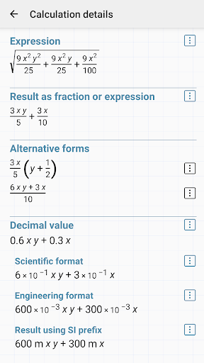 Screenshot of HiPER Scientific Calculator