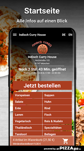 Download Indisch Curry House München Free for Android - Indisch Curry House  München APK Download - STEPrimo.com