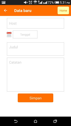 Buku Notes v.1.0 Screen 2