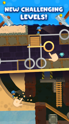 Mine Rescue: Gold Mining Games - Puzzle - games