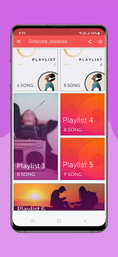 Android application Sirboota Jaalalaa -Oromo Music screenshort