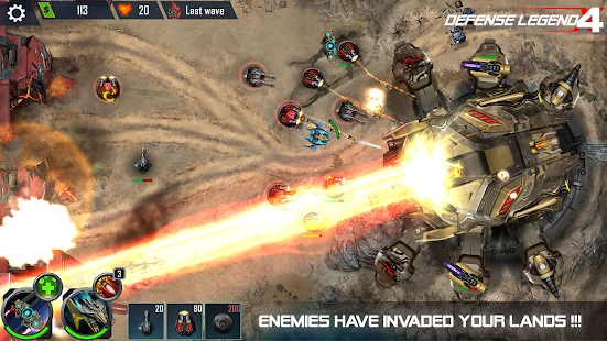 Defense Legend 4 Sci Fi Tower defense v1.0.45 Mod (Unlimited Money) Apk