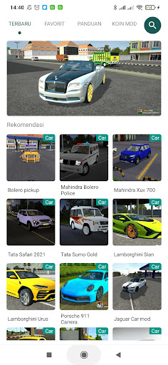 Mod Bussid Mahindra Car