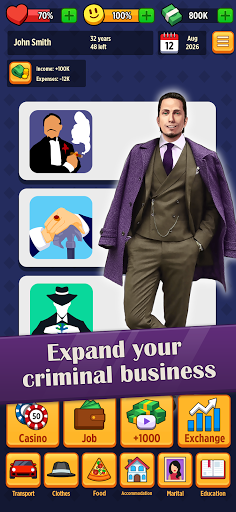 Télécharger Mafia Boss: Money & Business Life Simulator Game APK MOD (Astuce) screenshots 3