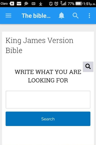 Android application Biblical Seeker screenshort