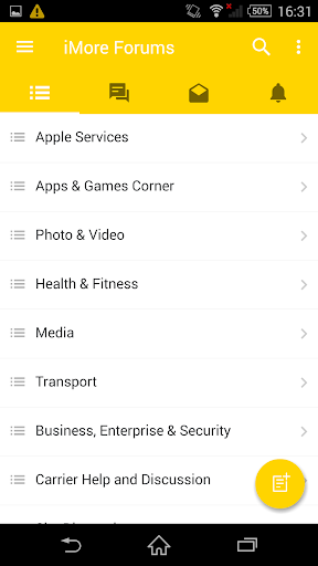 iMore Forums Screen 3