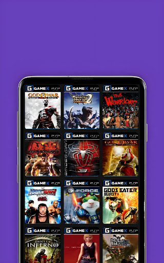 Android application GAME-X screenshort