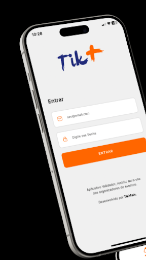 Android application Tik+ Validador screenshort