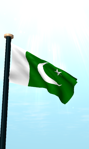 Pakistan Flag 3D Wallpaper Screen 2