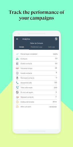 Sales Dialer by JustCall Screen 3