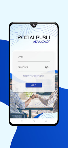 Android application Advocacy Socialpubli screenshort