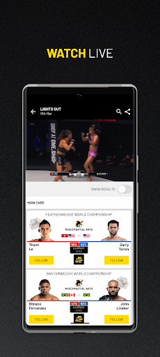 ONE Championship Screen 2