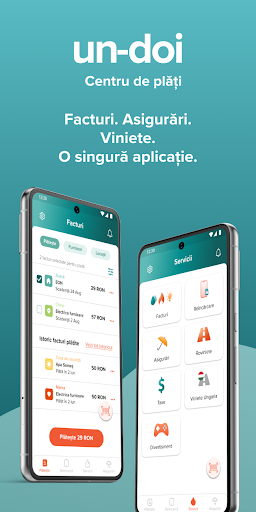 Android application un-doi Centru de plăți screenshort