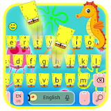 3D Yellow Cartoon Keyboard Theme icon
