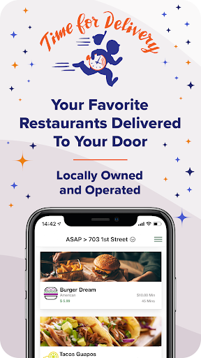 Android application Time For Delivery screenshort