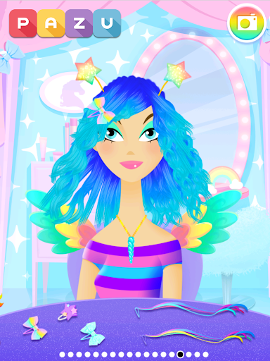 Girls Hair Salon Unicorn - Hairstyle kids games  Screenshots 7
