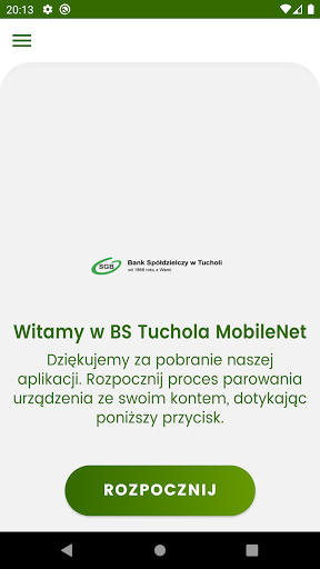 Android application BS Tuchola MobileNet screenshort
