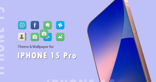 Android application Theme for iPhone 15 screenshort