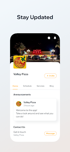 Valley Pizza Screen 3