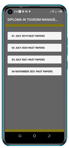 Diploma In Tourism MD 2 Papers Screen 3