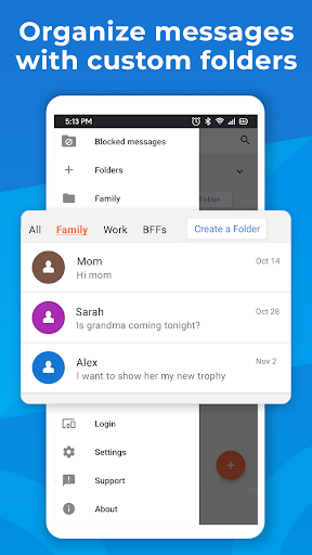 Screenshot of Pulse SMS (Phone/Tablet/Web)