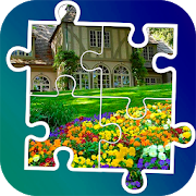Tile puzzle gardens