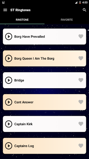 ST Ringtones Screen 2