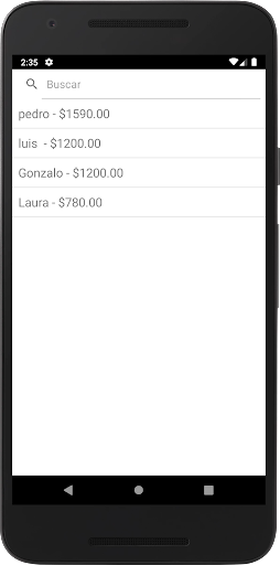 Lucciano´s - POS Orders Screen 3