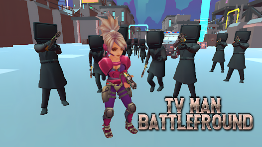 TV Man Battle Royale 1.0 APK + Mod (Free purchase) for Android
