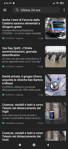 Cosenza notizie Screen 3