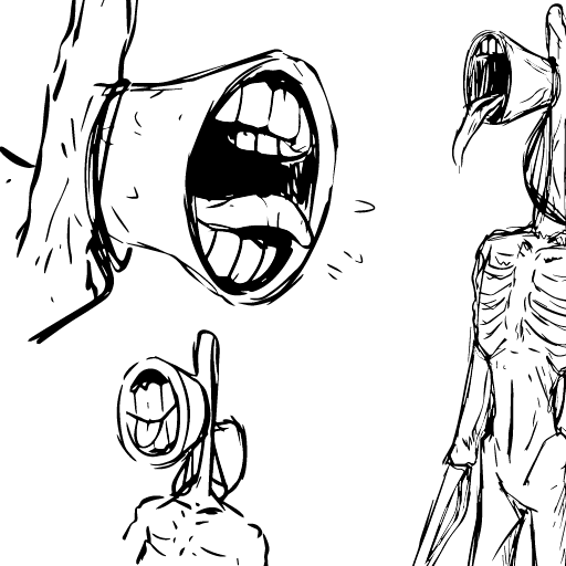 How to draw a siren head