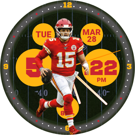 Mahomes To Kelce: Timepiece logo