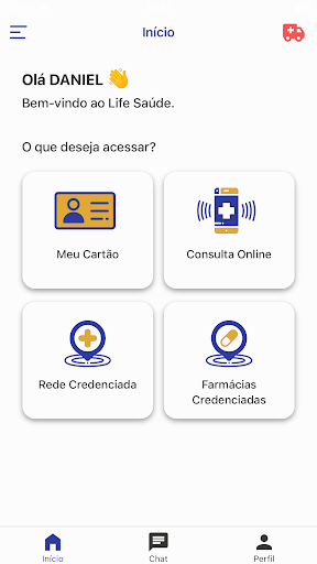 Android application Life Saúde screenshort