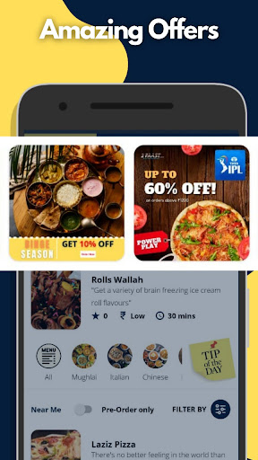 Android application 2FAAST | Online Food Delivery screenshort