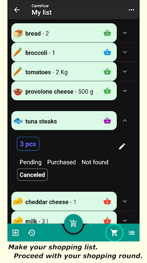 Shopping Board Screen 3