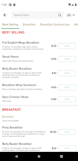 Cafe35 Screen 3