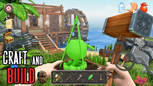 Shark Land: Desert Island Screen 2