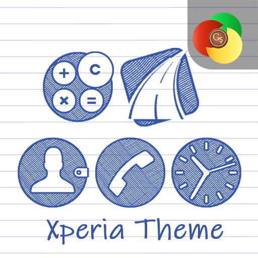 Sketch on sheet | Xperia™ Them