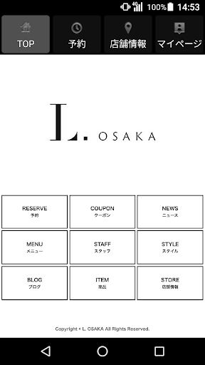 Android application L. OSAKA（エルオオサカ） 公式アプリ screenshort