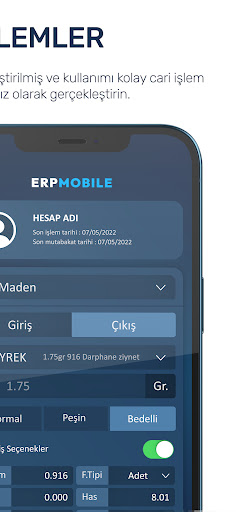 ERP MOBİL Screen 3
