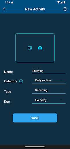 Android application Activity Master screenshort