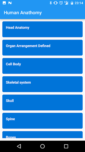 Human Anatomy Guide Screen 2