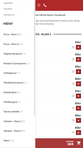 San Remo Sundsvall Screen 2