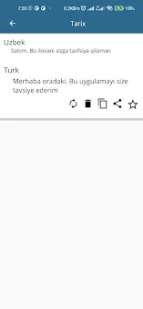 O'zbekcha - Turkcha Tarjimon screenshot 4