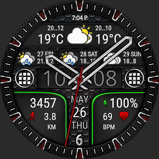 Weather watch face W2 Laai af op Windows