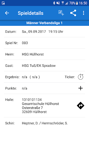 HSG Hüllhorst Screen 3