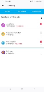 Ghostery Privacy Browser Screenshot