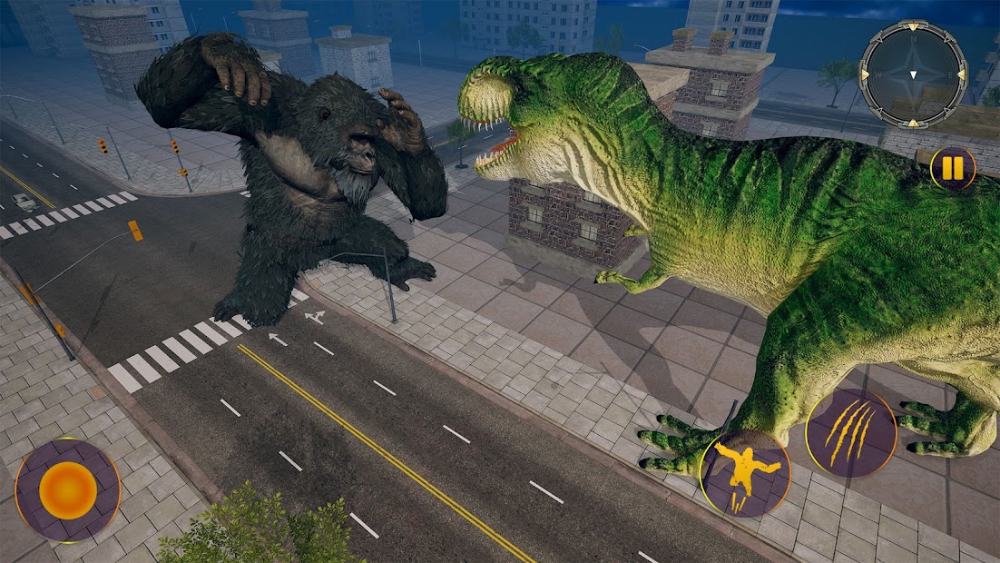 Screenshot 4 Dinosaurio Kong Rampage Juego android