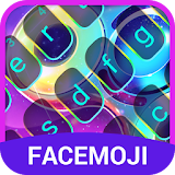 Neon Emoji Keyboard Theme for Fidget Spinner icon