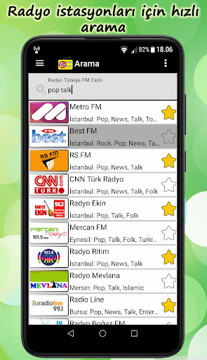Turkish Radio Live Screen 3